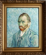 Vincent van Gogh, autoportret, 1889. Paryż Muzeum d'Orsay